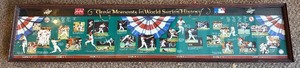 lot 198 image: 1987 World Series Minnesota Twins Rawlings Great Moments in World Series History Framed Piece - 1