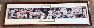 lot 200 image: Minnesota Twins World Class Champions 500 Limited Edition 1987 World Series X Terrance Fogarty Framed and Matted Piece