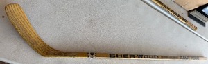 lot 207 image: Mike Craig Team Issued Sher-Wood Hockey Stick - Minnesota North Stars