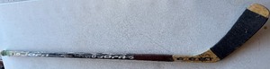 lot 215 image: Ladislav Benysek Signed Team Issued  Used Jofa Hockey Stick - Minnesota Wild