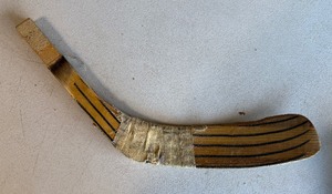 lot 230 image: Brian Propp Team Issued  Used Easton Hockey Stick Blade - Minnesota North Stars