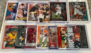 lot 86A image: Football Stars, Rookie, and Numbered Lot - Favre RCs, Nix RC, Numbered and More