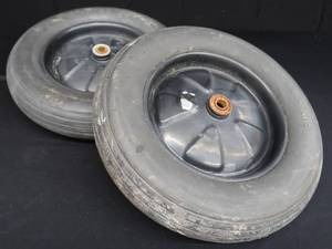 lot 8 image: 2 FLAT FREE TIRES