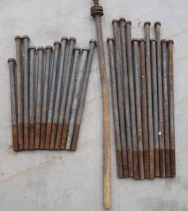 lot 53 image: THREADED FOUNDATION BOLTS