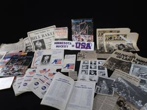 lot A24 image: MIRACLE ON ICE MEMORABILIA
