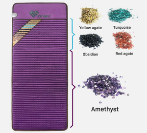 lot 13 image: Phymat Amethyst Far Infrared Heating Pad with Smart Timer 70 x 31 (USED)