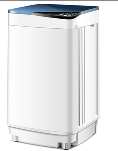 lot 15 image: Full Automatic Washing Machine 7.7 lbs WasherSpinner Black