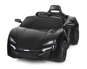 lot 83 image: Costway 12-Volt Kids Ride On Car 2.4G RC Electric Vehicle with Lights MP3 Openable Doors Black