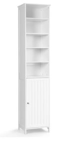 lot 96 image: Costway 72 Inch Tall Freestanding Bathroom Storage Cabinet
