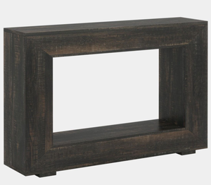 lot 401 image: Tribesigns Farmhouse Wood Finished 47.2-in W x 33.9-in H Console table