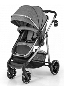 lot 62 image: Costway 2 in 1 Convertible Baby Stroller High Landscape Infant Stroller Grey