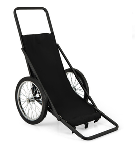 lot 71 image: COSTWAY 550 LBS Folding Deer Game Cart with Polyester Liner for Hunting