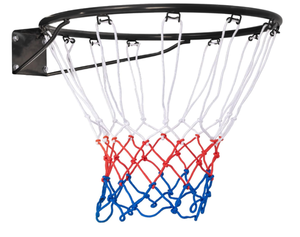 lot 172 image: KOTEK Basketball Rim, 1518 Wall Door Mounted Basketball Rim Goal with All Weather Net, Basketball Hoop Replacement for Indoor Outdoor Driveway Garage Backyard