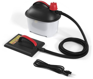 lot 270 image: IRONMAX Wallpaper Steamer, Chemical Free Wall Paper Remover with 10 FT Cooling-Touch Hose and Large Steam Plate, Lightweight Wallpaper Remover Machine for Home Use