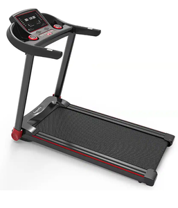 lot 6 image: Costway - 2.25HP Electric Running Machine Treadmill Bluetooth Speaker APP Control - Red