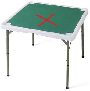 lot 239 image: Costway Folding Mahjong Table with Cup Holder (Only Table, Missing Mat)