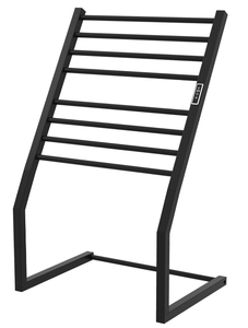 lot 246 image: Tangkula 2-in-1 Towel Warmer Rack, 8 Bars Freestanding & Wall Mounted Towel Warmer Rack with LED Display, Built-in Timer, Temperature Control, Overheat Protection, Stainless Steel Bath Towel Heater