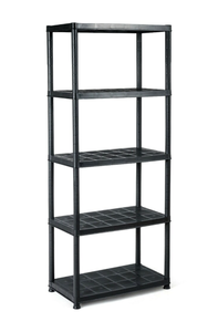 lot 479 image: Costway 5-Tier Storage Shelf for Home Office Tools and Indoor Organization - 28 x 15 x 67 (L x W x H)