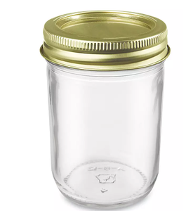 lot 147 image: LOT OF 5 packs of 12 250mL Standard Mouth Mason Jars (60 Jars Total)