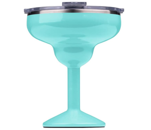 lot 415 image: LOT OF 2 ORCA Rita  Temperature Insulated, Stainless Steel Margarita Glass, Lidded Tumbler for Cocktails, Wine & Cold Drinks