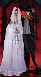 lot 421 image: Tangkula Halloween Animatronic Skeleton Bride
