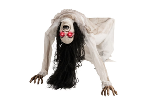 lot 423 image: Boyel Living Spooky Voice Activated Crawling Ghost with LED Eyes