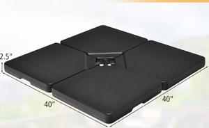 lot 451 image: Costway Black Patio Umbrella Base