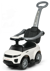 lot 159 image: Costway 3 In 1 Ride on Push Car Toddler Stroller Sliding Car with Music