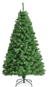 lot 169 image: Costway 6-ft Pre-lit Artificial Christmas Tree with Multicolor Lights