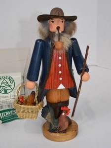 lot 4 image: Dregeno Gentleman Farmer Smoker Figure with Box, Germany
