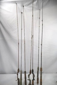 lot 64 image: Lot of 6 Vintage Fishing Rods Mixed Brands Century True Temper