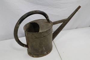 lot 93 image: Vintage Metal Watering Can with Large Handle, 15 Height
