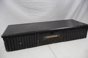 lot 113 image: Antique Wooden Sterilizer Cabinet with Drawers, Approx. 34 x 12 x 7.5