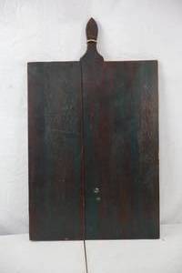 lot 219 image: Antique Primitive Painted Wooden Breadboard