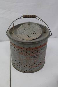 lot 271 image: Falls City Air Breather Minnow Bucket