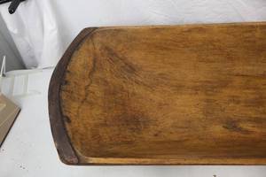 Extra Large Vintage Wooden Dough Bowl / Trencher