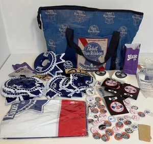 lot 14 image: Vintage PBR & Small Label Promo Swag Lot