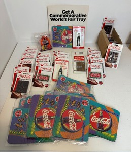 lot 88 image: Vintage Coca-Cola Advertising Lot incl Magnets