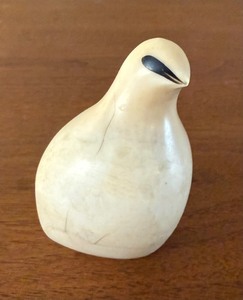 lot 54 image: Mid Century Danish Modern Arne Tjomsland Hand Carved Grouse