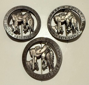 lot 58 image: Vintage Hennepin County Amateur Retriever Club Pin Lot
