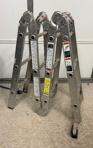 lot 66 image: 12ft Foldable Keller Ladder