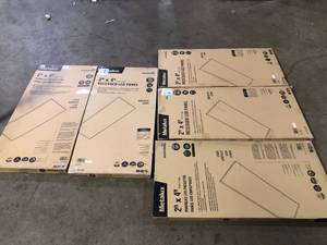 lot 10 image: Lot of Metalux 2 ft. x 4 ft. 4500 Lumens Integrated LED Flat Panel Light 4000K  Customer Returns See Pictures