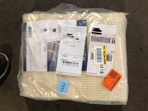 lot 32 image: SAFAVIEH Ultra Cream 9 ft. x 12 ft. Interior Non-Slip Grip Dual Surface .16 in. Thickness Rug Pad Customer Returns See Pictures