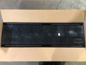 lot 37 image: GAF Cobra Rigid Vent 3 - Plastic Roof Ridge Vent in Black, Plastic, 11.5 in. x 48 in., Easy Tear Sizing, Case (10-pcs)   Customer Returns See Pictures