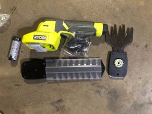 lot 49 image: Ryobi USB Lithium Shear Shrubber customer return see pictures