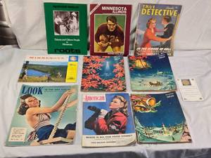 lot 65 image: Vintage Magazine Collection including True Detective, Look, and The American Magazines
