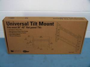 lot 104 image: Premier Mounts Universal Tilting Low-Profile Wall Mount, P2642T - NEW IN BOX