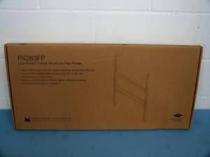 lot 105 image: Premier Mounts Low-Profile Flat Portrait Wall Mount, P4263FP - NEW IN BOX
