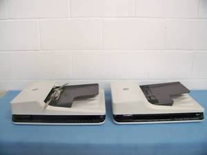 lot 95 image: (2) HP (Hewlett Packard) ScanJet Pro 2500 f1 (SHNGD-1402) Flat Bed Document Scanners