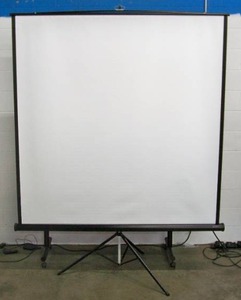 lot 16 image: Quartet Manual Tripod Movie  Projection Screen